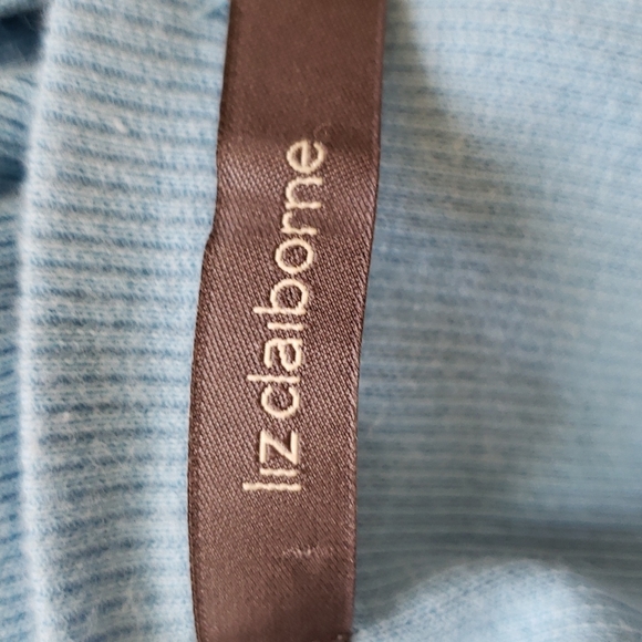 Liz Claiborne Blue Top - Picture 5 of 8